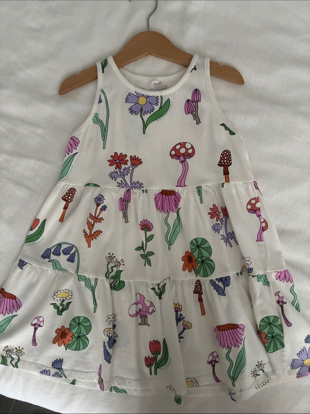 Stella McCartney Kids Girls Printed Sundress Dress Sz 6 Years